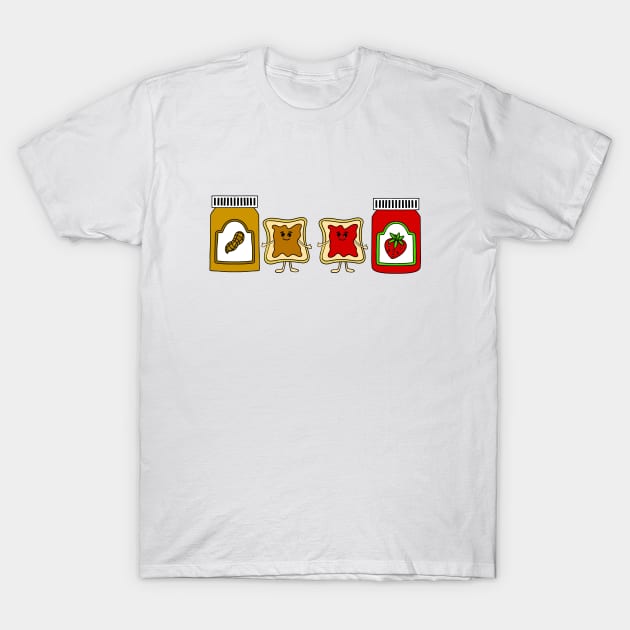 PEANUT Butter And Jam T-Shirt by SartorisArt1